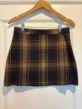 Steve‎ Madden Plaid Mini Skirt